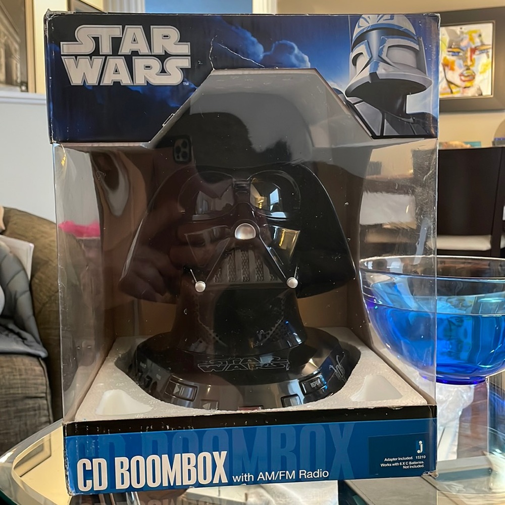 Star Wars Darth Vader CD player with radio